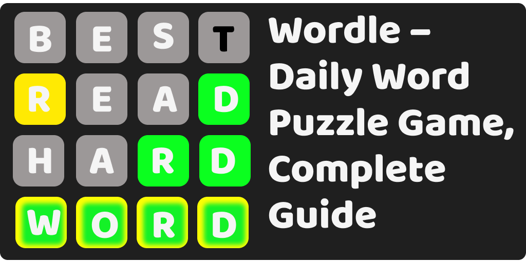 Wordle – Daily Word Puzzle Game, Complete Guide