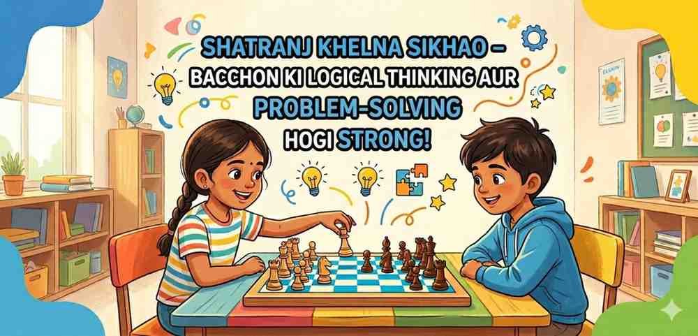 Shatranj Khelna Sikhao – Bacchon ki Logical Thinking aur Problem-Solving Hogi Strong