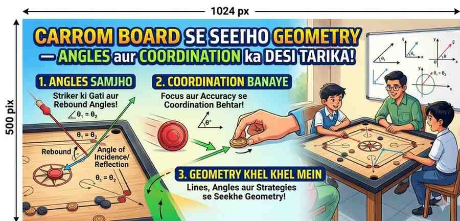 Carrom Board Se Seekho Geometry – A Complete 2025 Practical Guide for Beginners